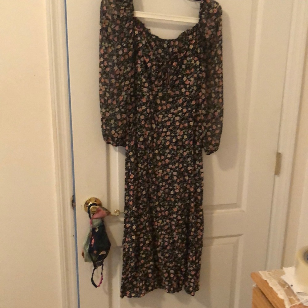 Zara Floral midi dress